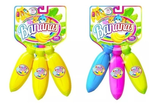 Bananas Pack 3 Figuras Sorpresa Accesorios Juego Juguete Tv