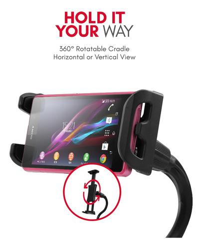 Soporte Para Tableta Y Clip Para Teléfono Con Cuello De Cisn