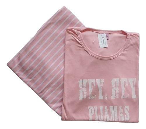 Pijama Mujer Invierno Manga Larga Estampado Teens 