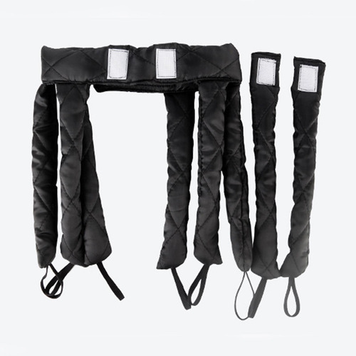 Curling Lazy Curlers, Rizador De Pelo Ondulado, Negro, Para