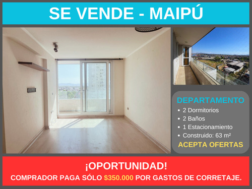 Venta Depto. 2d 2b 1e, Américo Vespucio, Maipú