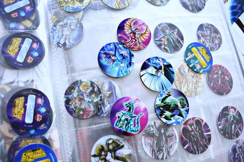 Caballeros Del Zodiaco, Tazos Colección V°1 & 2