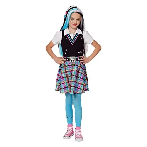 Disfraz De Frankie Stein De Monster High Niños, Cospla... Envío gratis