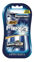 Comprar Máquina Afeitadora Rastrillo Desechable Bic Flex3 Maquina De Afeitar Descartable Depilación Envase X 2 unidades