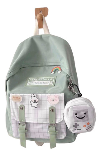 Mochila Importada Kawaii Con Accesorios Para Jovencitas