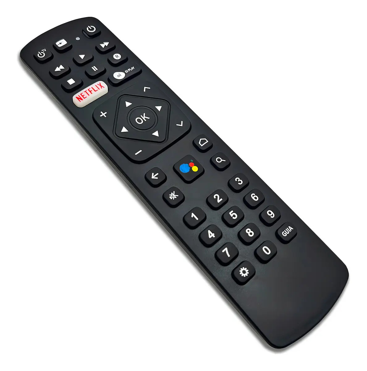 Controle Remoto Preto Compatível Elsys Oi Streaming Box Etri02 Netflix