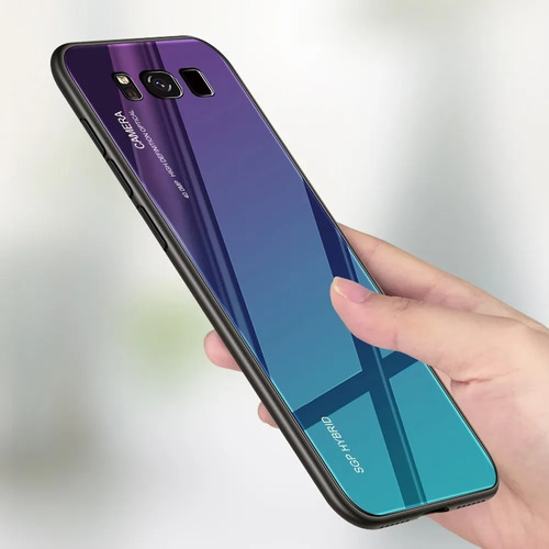 Protector Samsung A6 A7 A9 2018 Vidrio Atras Lujo 24 Hs