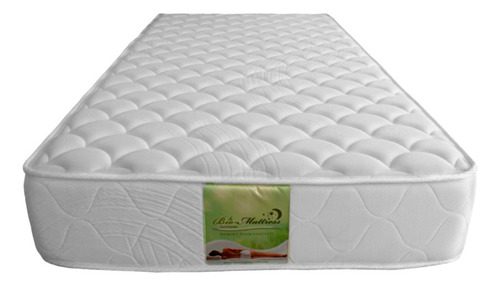 Colchón Queen Size Semifirme Memory Foam Alpha Bio Mattress Color Blanco
