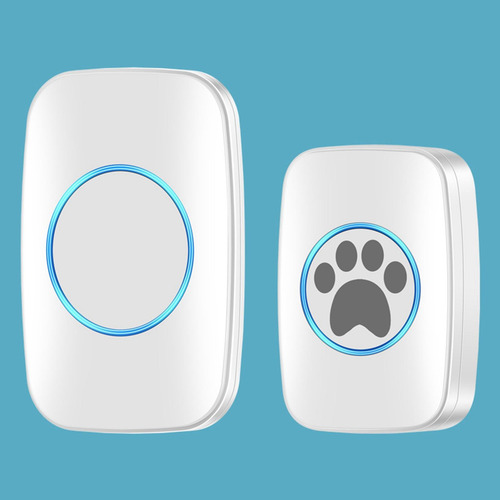 Timbre Para Perro Con Botón Táctil Con 60 Melodías,