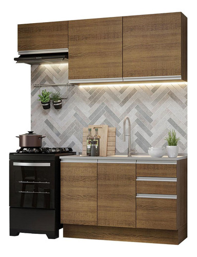 Cocina Integral 180cmglamy Madesa 09