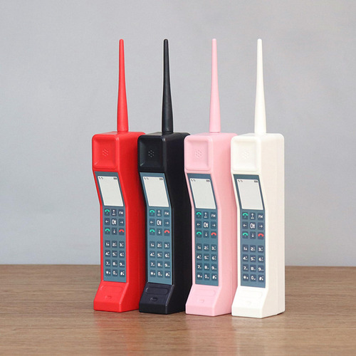 Adorno De Teléfono De Retro, Decoración De Teléfono Negro