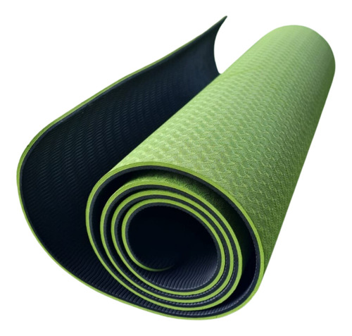 Colchoneta Fitness 6mm Mat Yoga Eco Friendly Verde