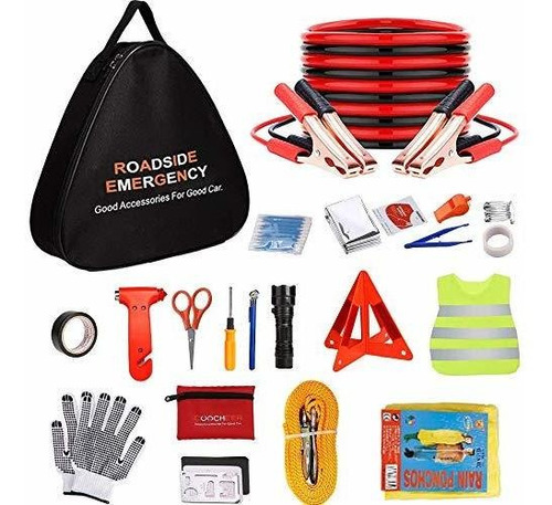 Kit De Emergencia Para Auto: Cables, Primeros Auxilios