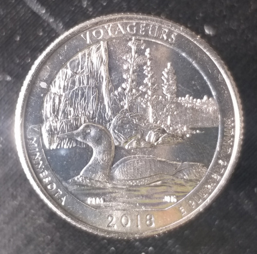 M93 Estados Unidos Moneda 25 Cent 2018 D Sin Circular