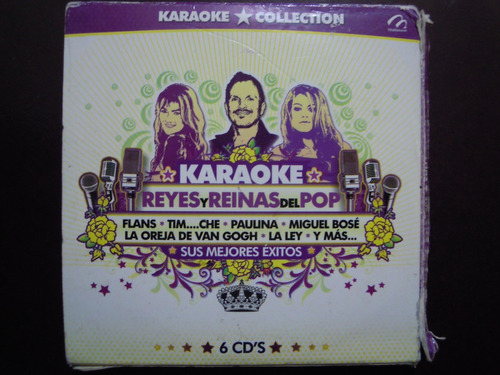 Reyes Y Reynas Del Pop 6cds Karaoke Collection 