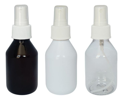100 Botellas Pet Con Atomizador Spray (100ml)