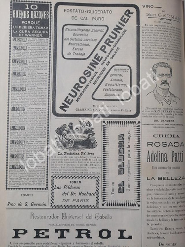 Cartel Retro Cartel Publicitario Del Siglo 19. 1899