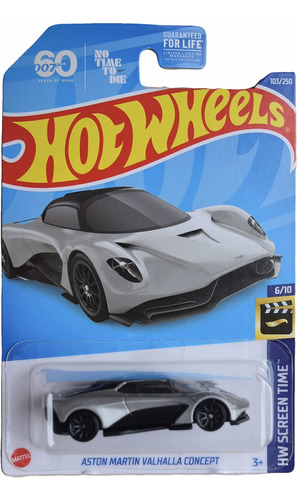 Hot Wheels Aston Martin Valhalla Concept 007 James Bond