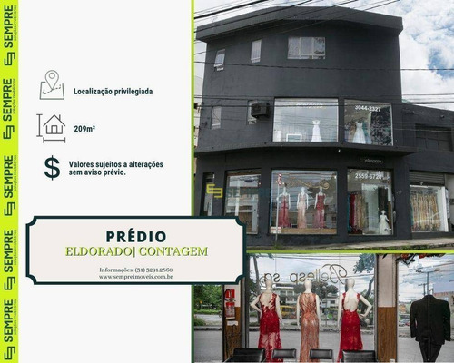 Imagem 1 de 13 de Prédio Comercial Para Alugar, 209 M² - Eldorado - Contagem/mg - Pr0017