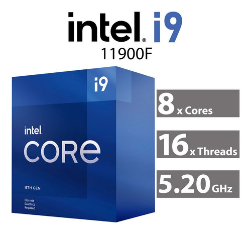 Procesador Intel Core I9-11900f 8 Núcleos 5,2 Ghz Sin Cooler (Reacondicionado)