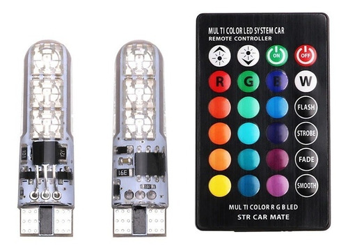 Cocuyos Led Rgb Con Control Remoto Carros Y Motos Mejorado