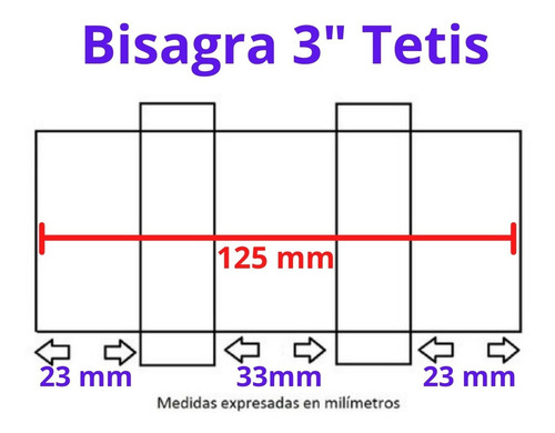 Imagen 3 de 10 de Bisagra Doble Acción 3 Resorte Puerta Vaquera Vaivén Unid