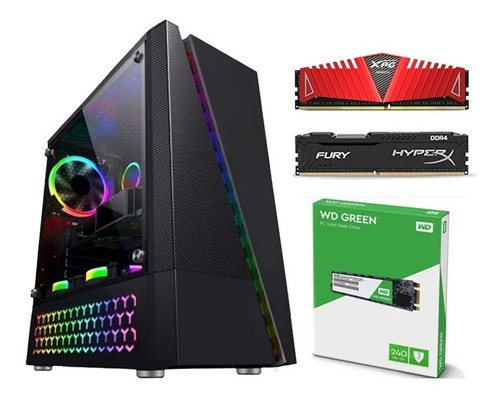 Pc Gamer A8 9600 Apu R7 8gb Ddr4 Ssd M.2 240gb Gab. Gamer