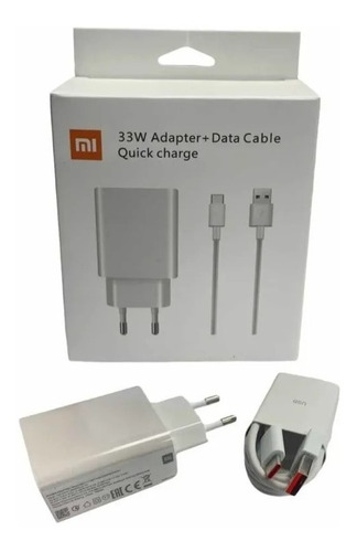 Carregador Usb Tipo C 33w Redmi Original F3 Poco X3 Pro M3