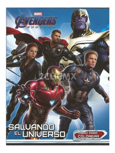 Libros Colorear Avengers Endgame #1  16 Pg Fiesta Infantil