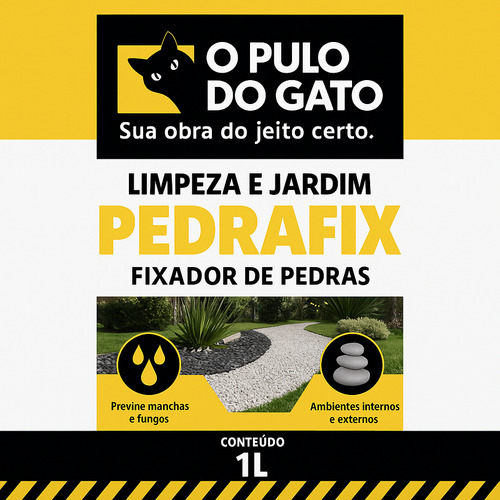Fixador De Pedras Soltas 1l -pulo Dogato Pedra Fix Argamassa