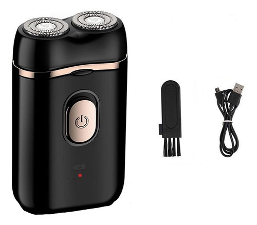 Barbeador Elétrico Portátil Com 2 Cabeças Flutuantes