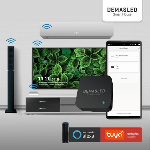 Control Remoto Inteligente Wifi Domotica Smart Life Demasled