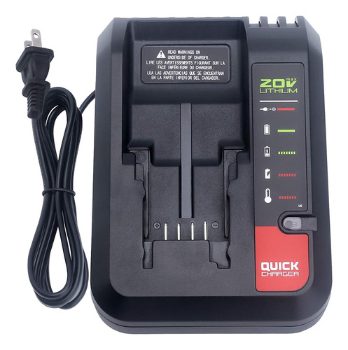 Cargador De Batería De Litio De 20 V Max Compatible Con Bate