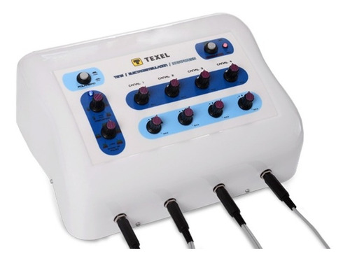 Imagen 4 de 6 de Tens + Estimulador + Iontoforesis + 4 Canales Texel