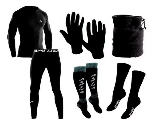 Kit Termico Alpina Frio Extremo Friza Conjunto + Accesorios