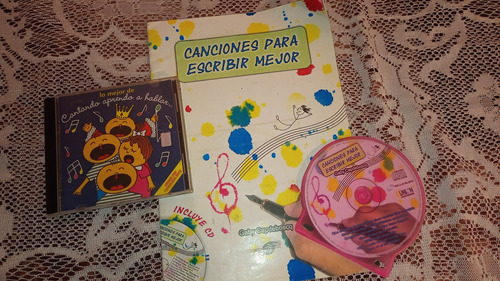 Libro Educación Música Canciones Para Escribir Mejor/cd +cd