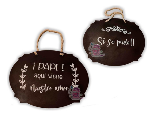 Letrero Personalizado Para Pajes Decoración Boda 