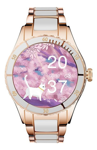 Smart Watch Reloj Inteligente Fralugio Z73 De Lujo Para Dama Caja Blanco