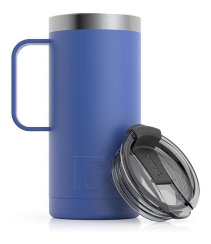 Imagen 3 de 9 de Taza Termica De Viaje Rtic Lilac Con Tapa, 16oz Pc