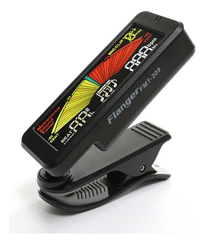 Afinador De Guitarra Flanger Fmt-209 Con Clip, Pantalla Lcd