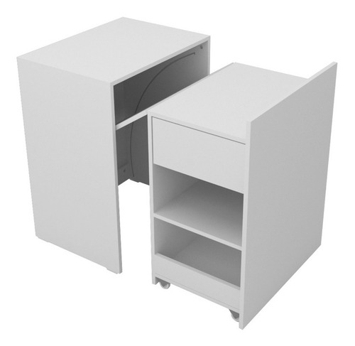 Imagen 5 de 7 de Escritorio Con Cajones Mesa Plegable Multiuso 5004
