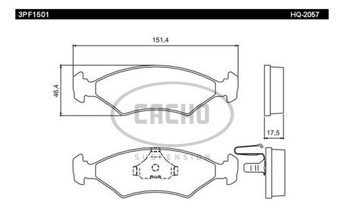 Pastilla De Freno Del P/ Ford Courier 1.6 Fiesta Max 2006 06