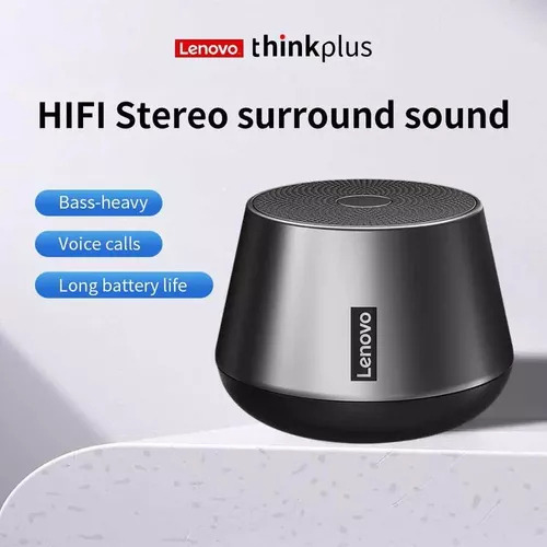 Parlante Lenovo K3 Pro Think Plus Portátil Bluetooth 5.0 Tws Color Negro