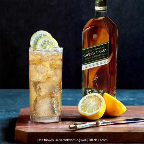 Imagen 3 de 5 de Johnnie Walker Green Label Blended Scotch 15 escocés 700 mL