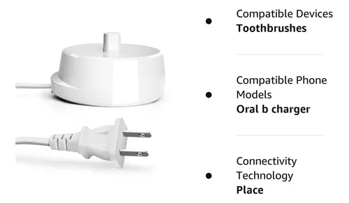 Cargador De Cepillo De Dientes Para Oral B, Base De Carga