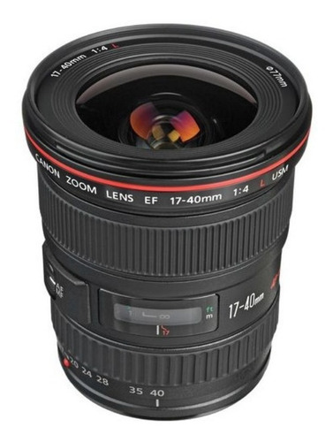 Lente Canon Ef 17-40mm F/4l Usm Silencioso Ultra Gran Ang