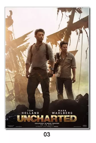 Poster Filme Uncharted - Fora Do Mapa