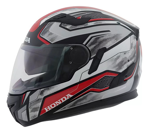 Casco Honda Origina Integral Graficas Doble Visor Moto Delta