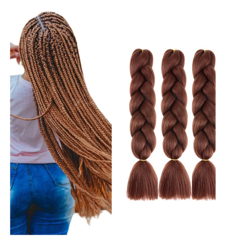 Extensión Pelo Kanekalon Térmico Trenzas Africanas 33