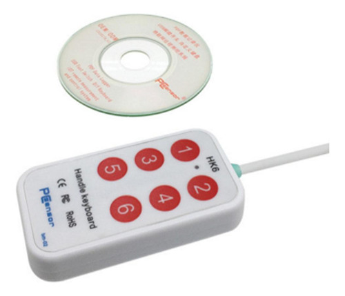 6 Botones Usb Handheld Para Computadora Portátil De